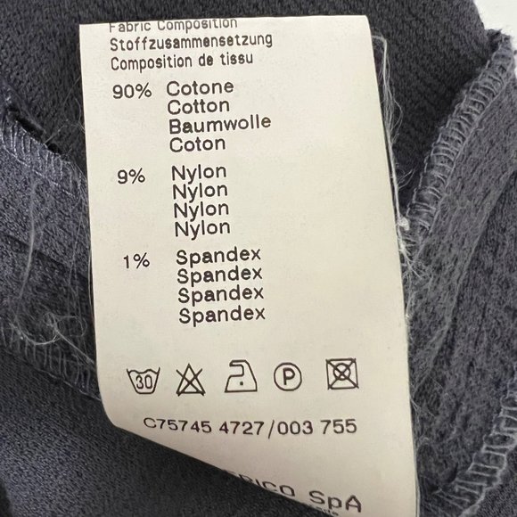 Peserico Steel Blue Short Sleeve A Line Dress size Small - Picture 15 of 16